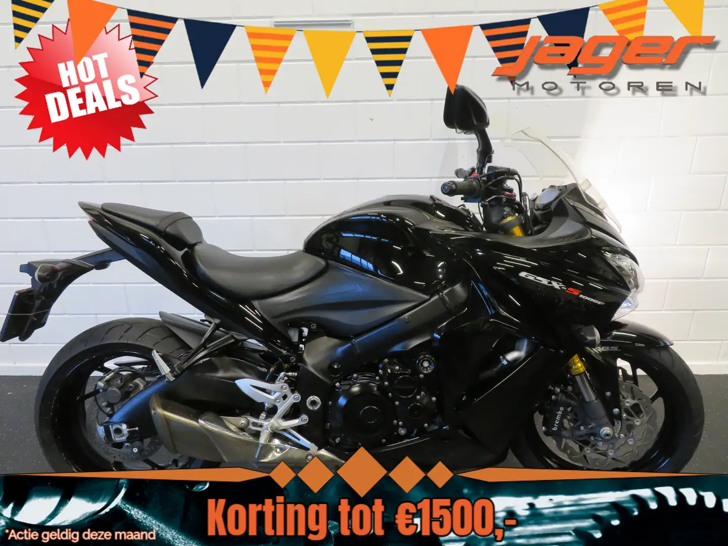Suzuki GSX-S 1000 F ABS GSX-S BLACK-EDITIO Zwart - 1