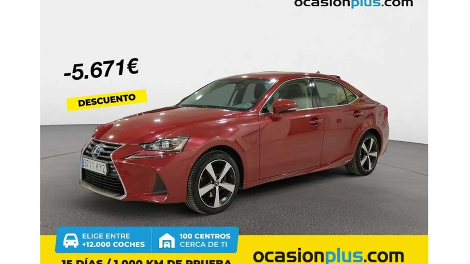 Lexus IS 300 300h Business Rojo - 1