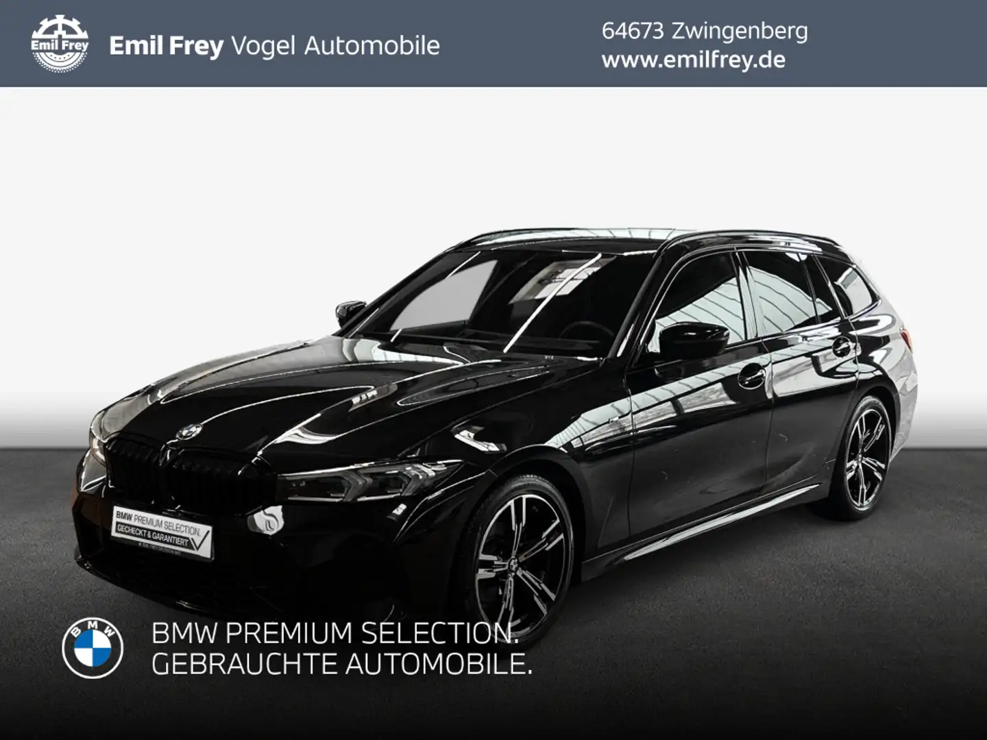 BMW 318 i Touring Aut. Schwarz - 1