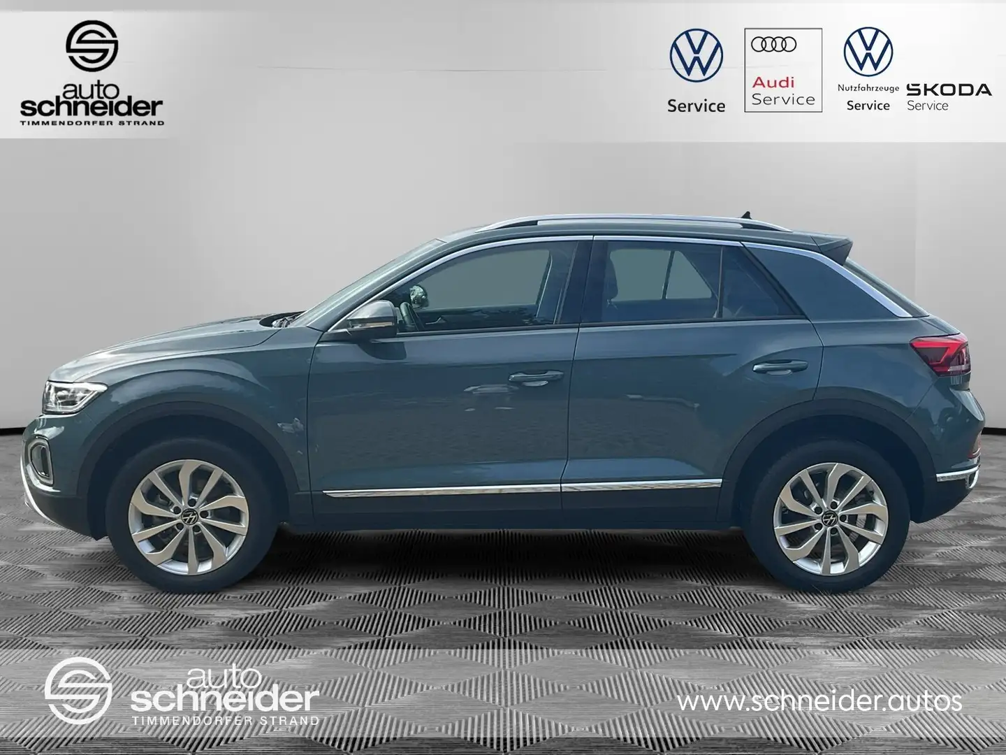 Volkswagen T-Roc T-Roc 1.5 TSI DSG Style Rückfahrk. DAB Side Assi Blau - 2