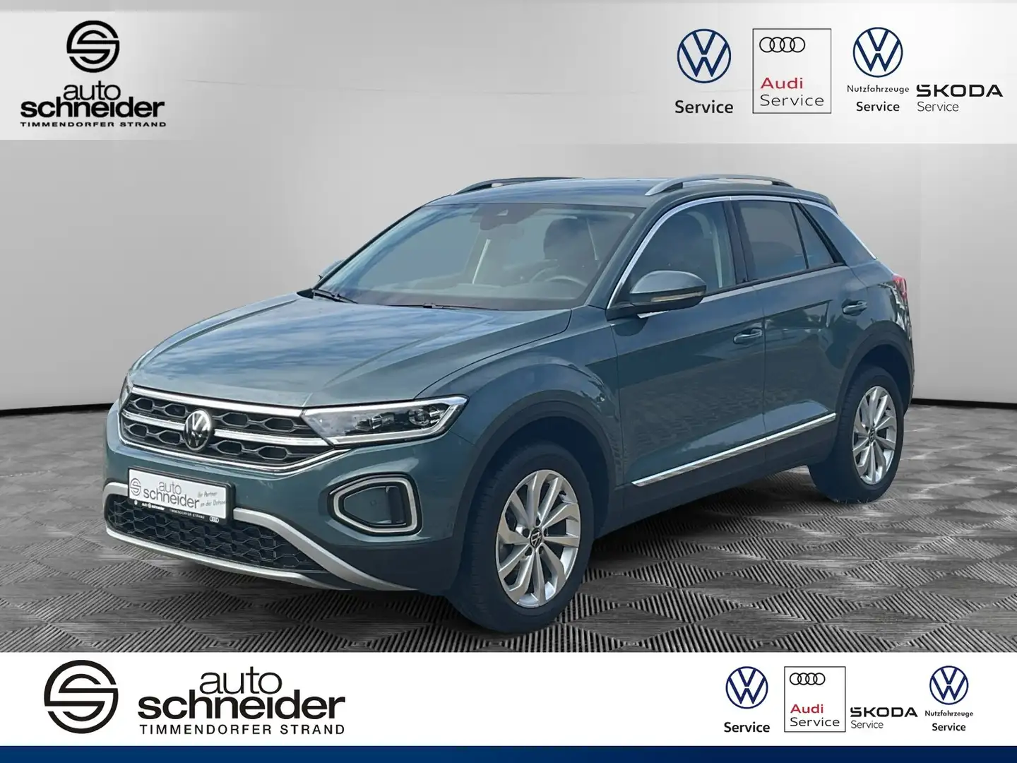 Volkswagen T-Roc T-Roc 1.5 TSI DSG Style Rückfahrk. DAB Side Assi Blau - 1