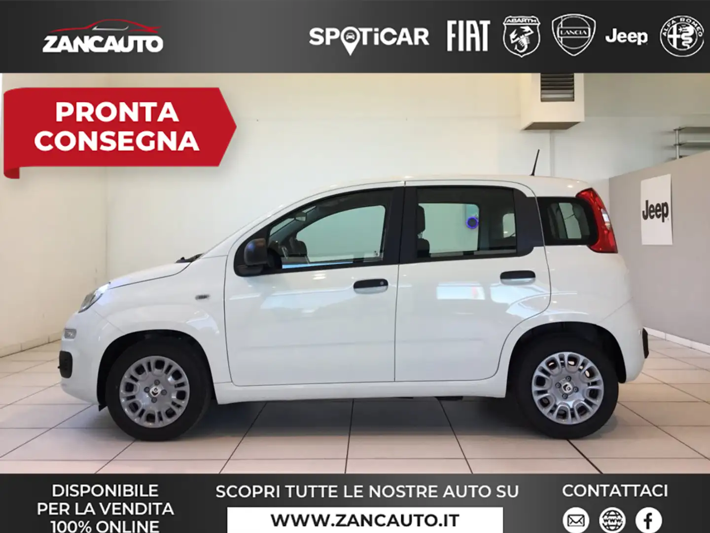 Fiat Panda Panda 1.0 FireFly S&S Hybrid Icon PROMO MESE + TA Blanc - 1