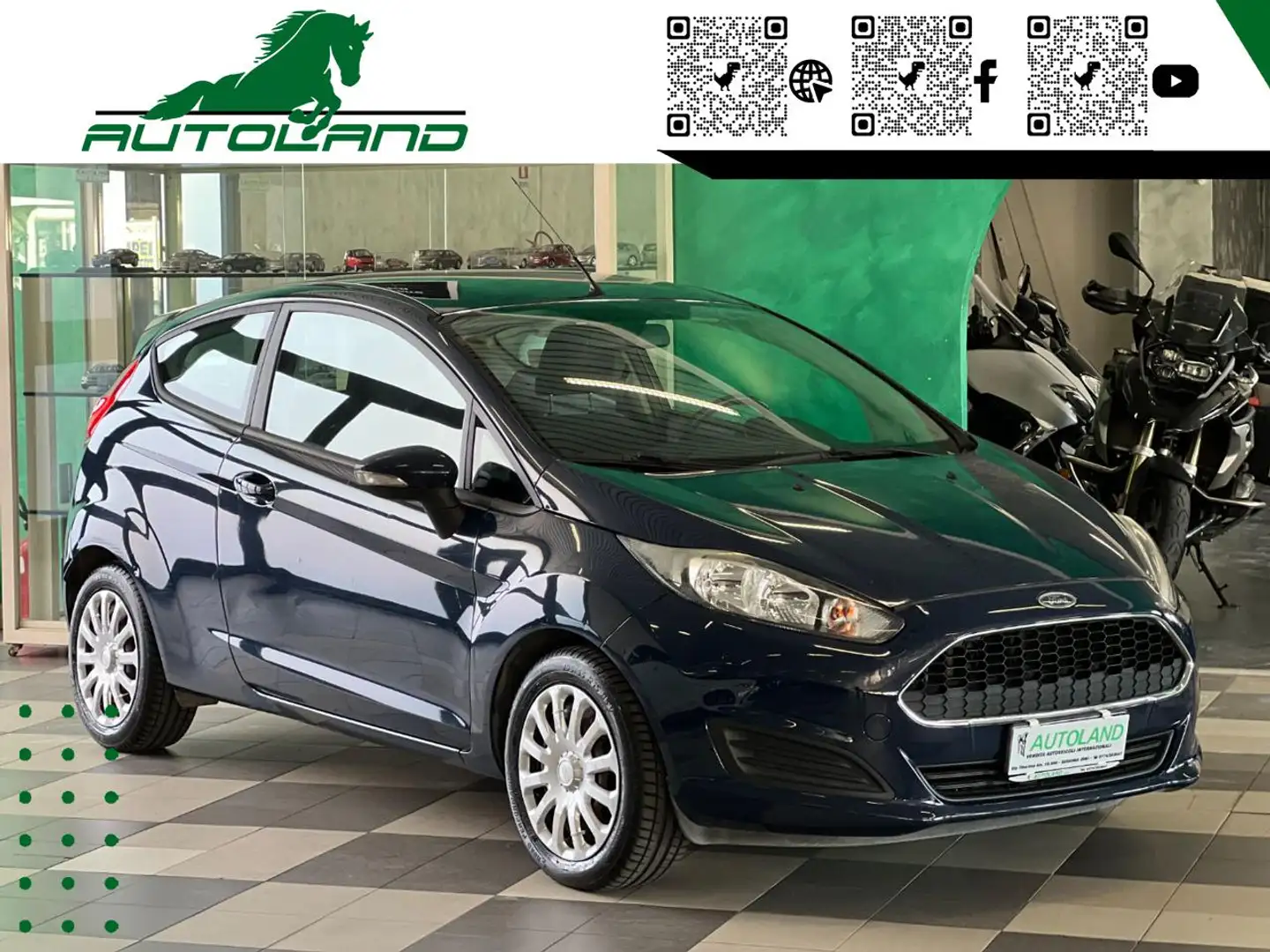 Ford Fiesta 1.5 TDCi 75CV Business UNIPRO FINANZIABILE Azul - 2
