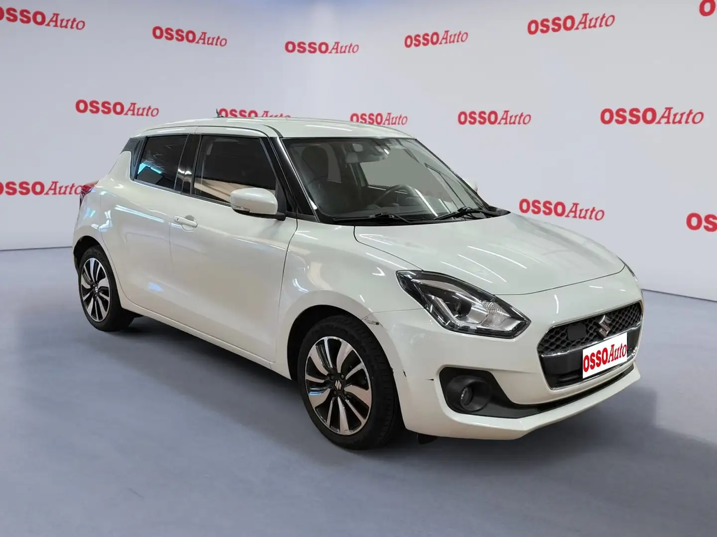 Suzuki Swift 1.2 BENZINA 90 HP HYBRID UNIPROPRIETARIO NEOPATEN Weiß - 2