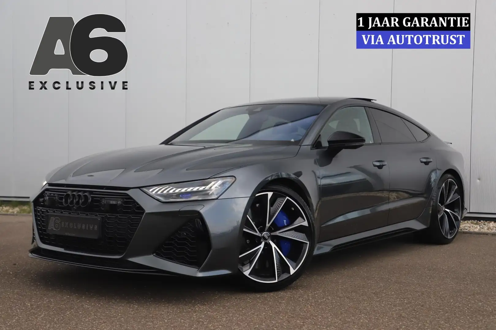 Audi RS7 4.0 TFSI RS 7 Sportback Quattro 600PK 1 Jaar Garan Grijs - 1