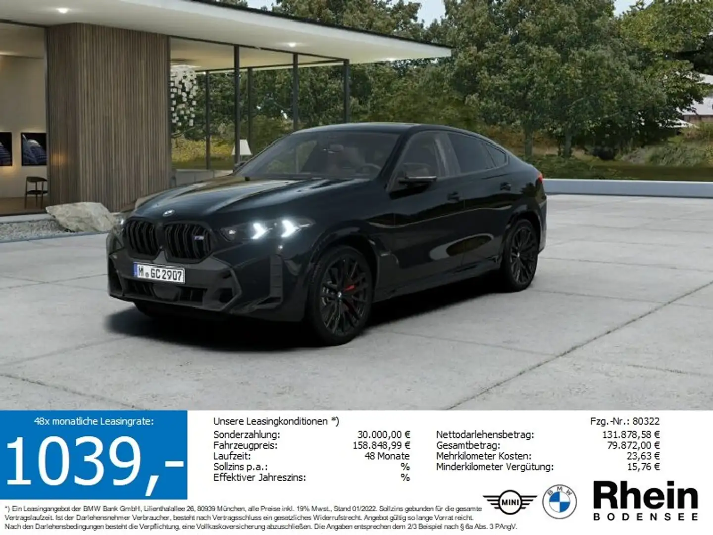 BMW X6 M 60i xDrive Fekete - 1