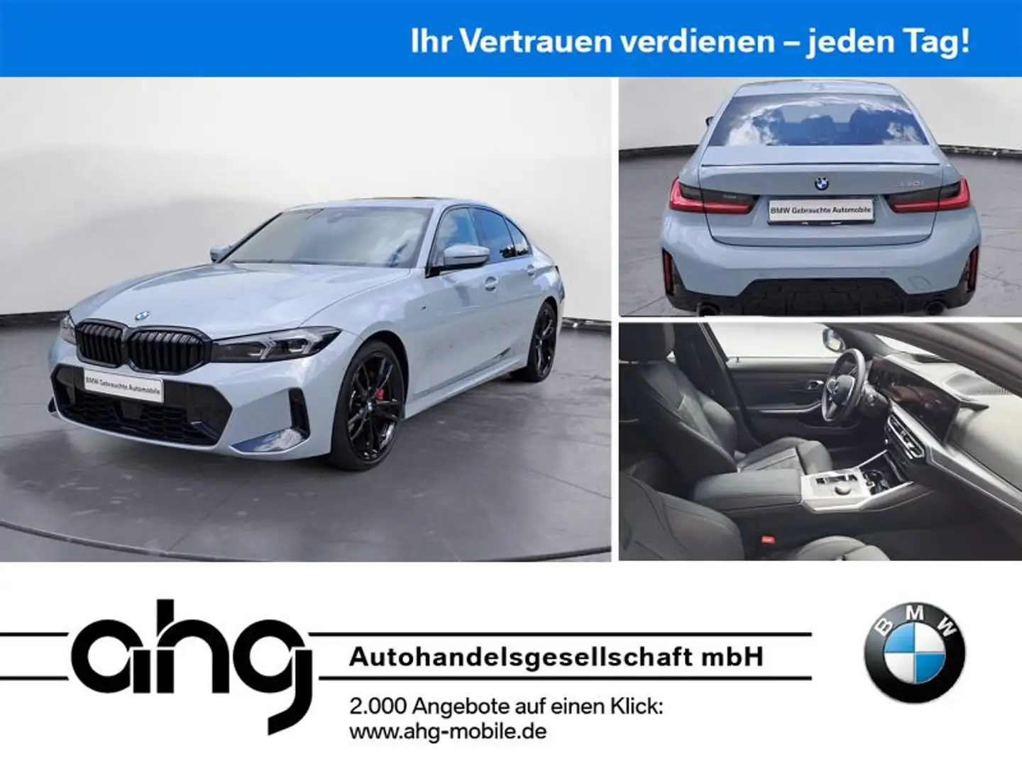BMW 330 iA Limousine M Sportpaket Pro Glasdach Sports Grijs - 1