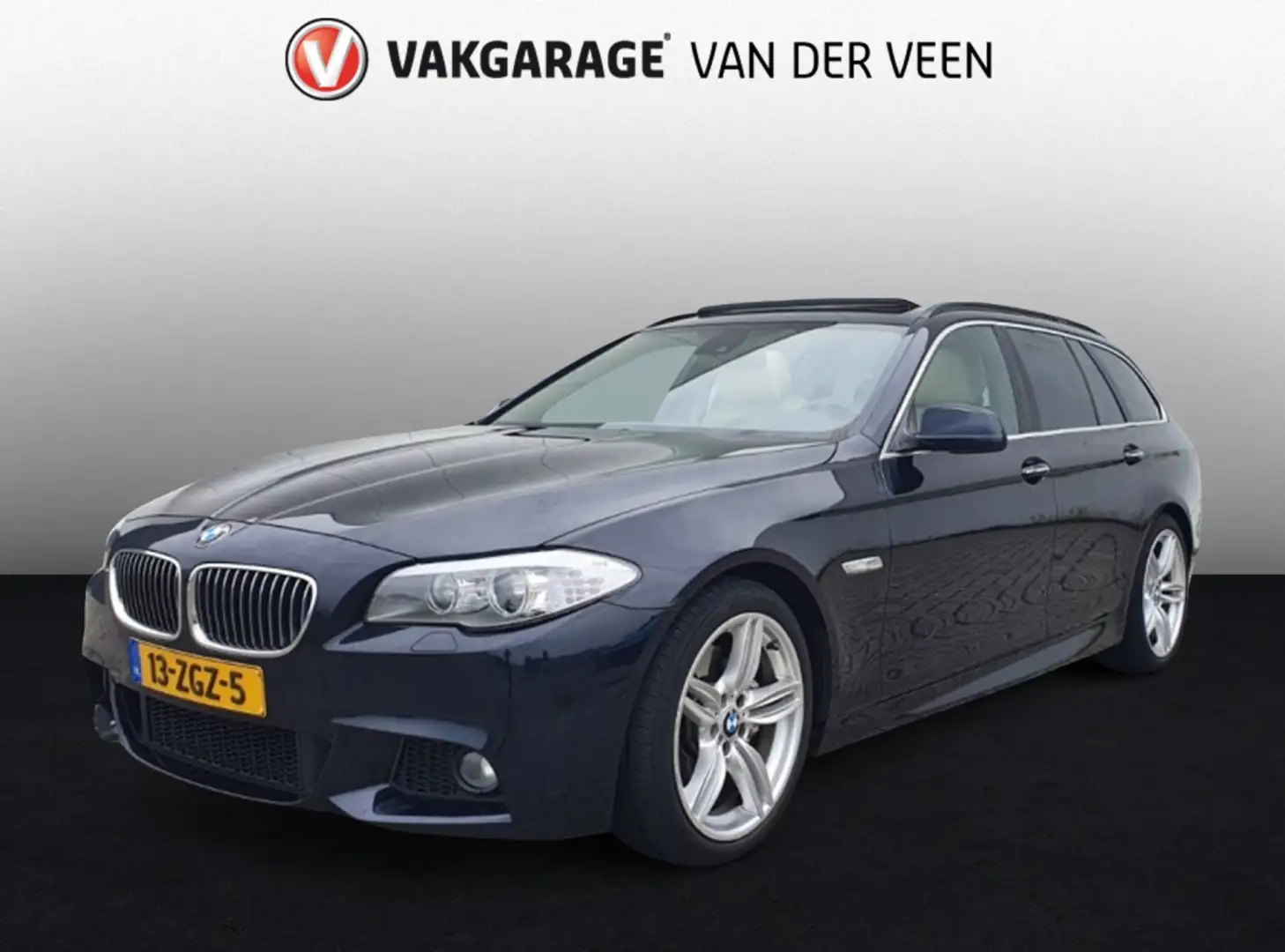 BMW 530 5-serie Touring 530d High Executive Bleu - 1