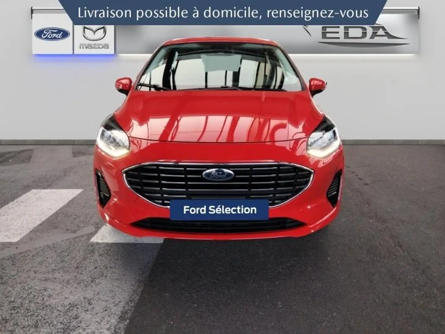 Ford Fiesta 1.0 Flexifuel 95ch Titanium Business 5p Rouge - 2