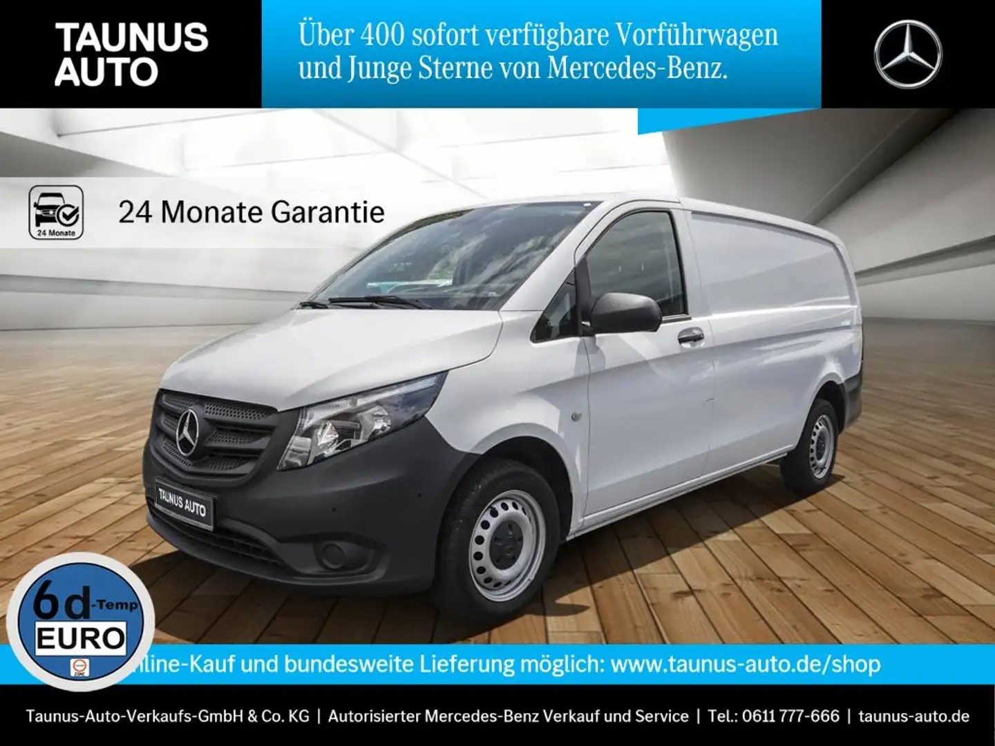 Mercedes-Benz Vito 114 CDI Kasten Lang Kamera Tempomat AHK Weiß - 1