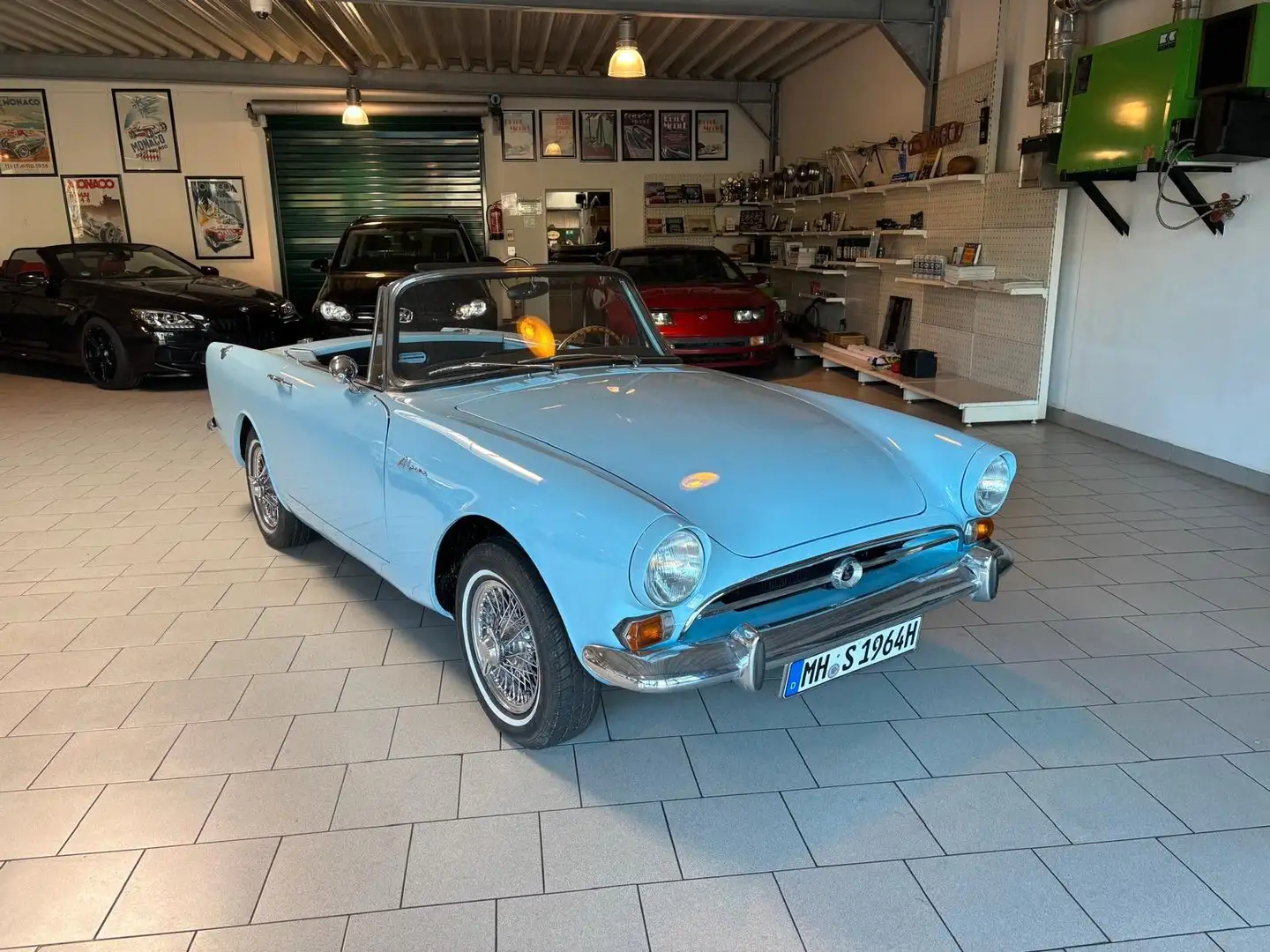Otros Sunbeam Alpine IV Roadster Speichenräder W Azul - 1