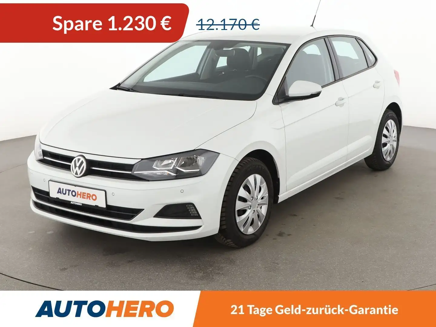 Volkswagen Polo 1.0 Comfortline*TEMPO*PDC*SHZ*KLIMA* Weiß - 1