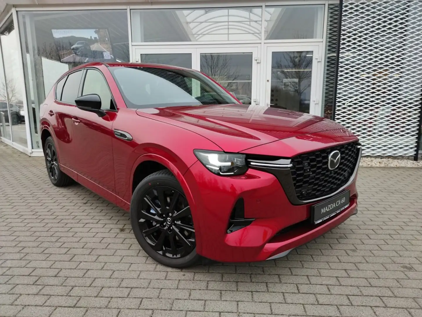 Mazda CX-60 HOMURA AHK AWD Leder Sitzbelüftung 360° MRCC Stand Rot - 2
