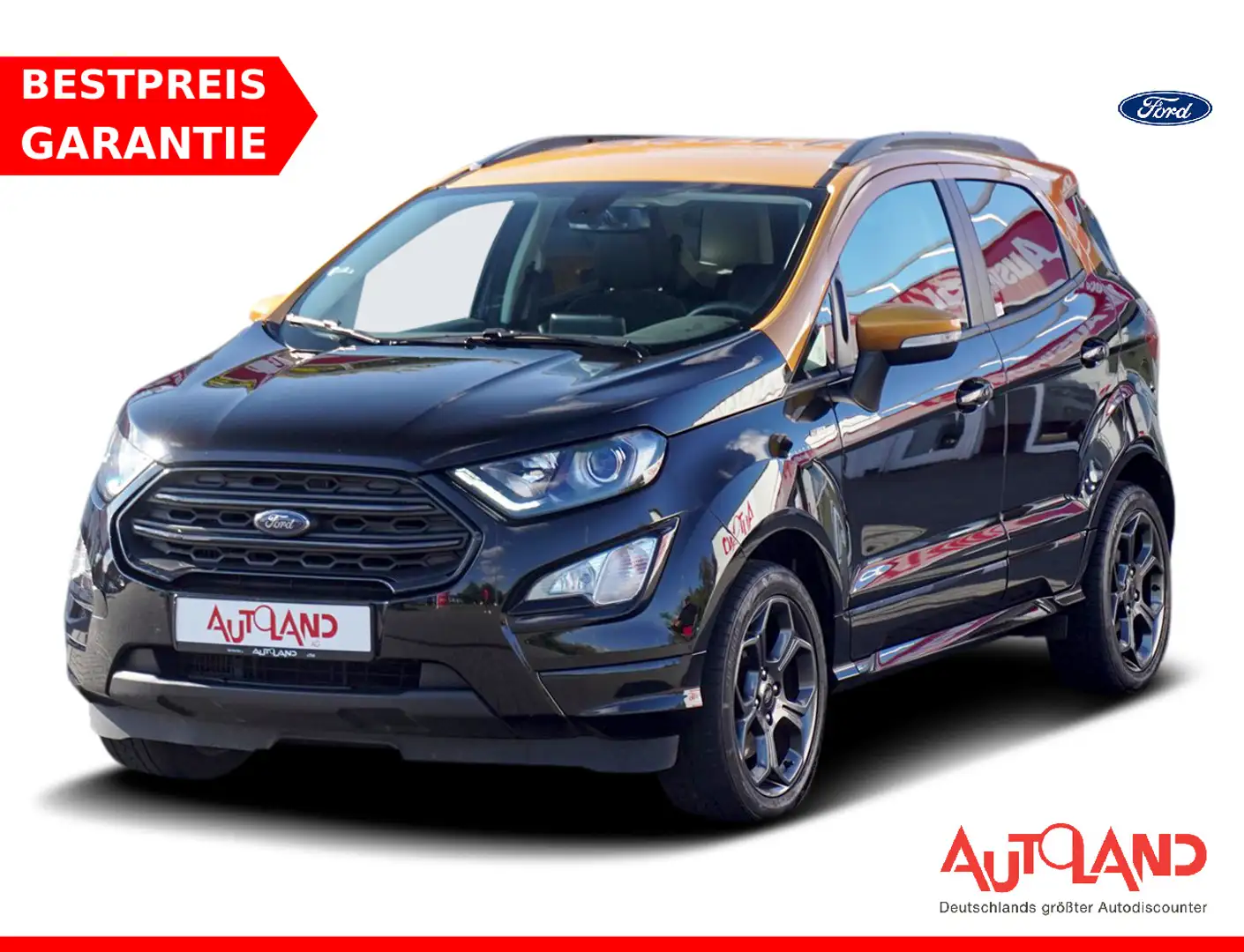 Ford EcoSport 1.0EB ST-Line Xenon AAC SHZ PDC 17Alu Noir - 1
