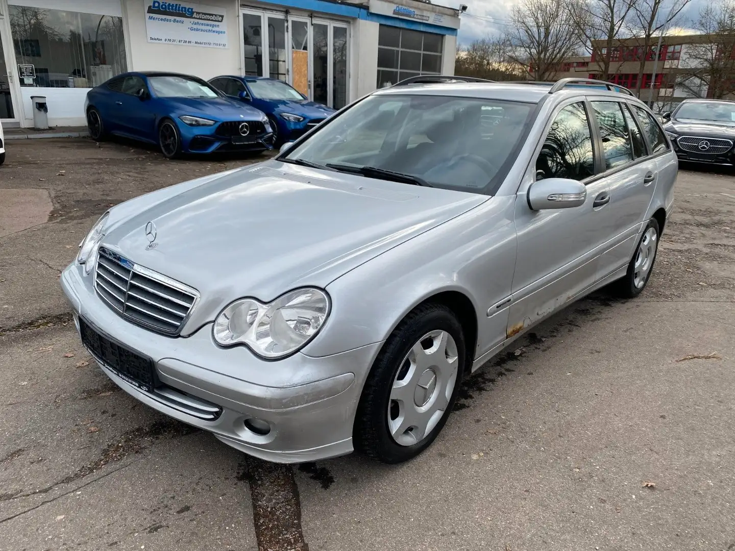 Mercedes-Benz C 200 T K *Classic/Klima/TÜV/Automatik/Tempomat* Silber - 2