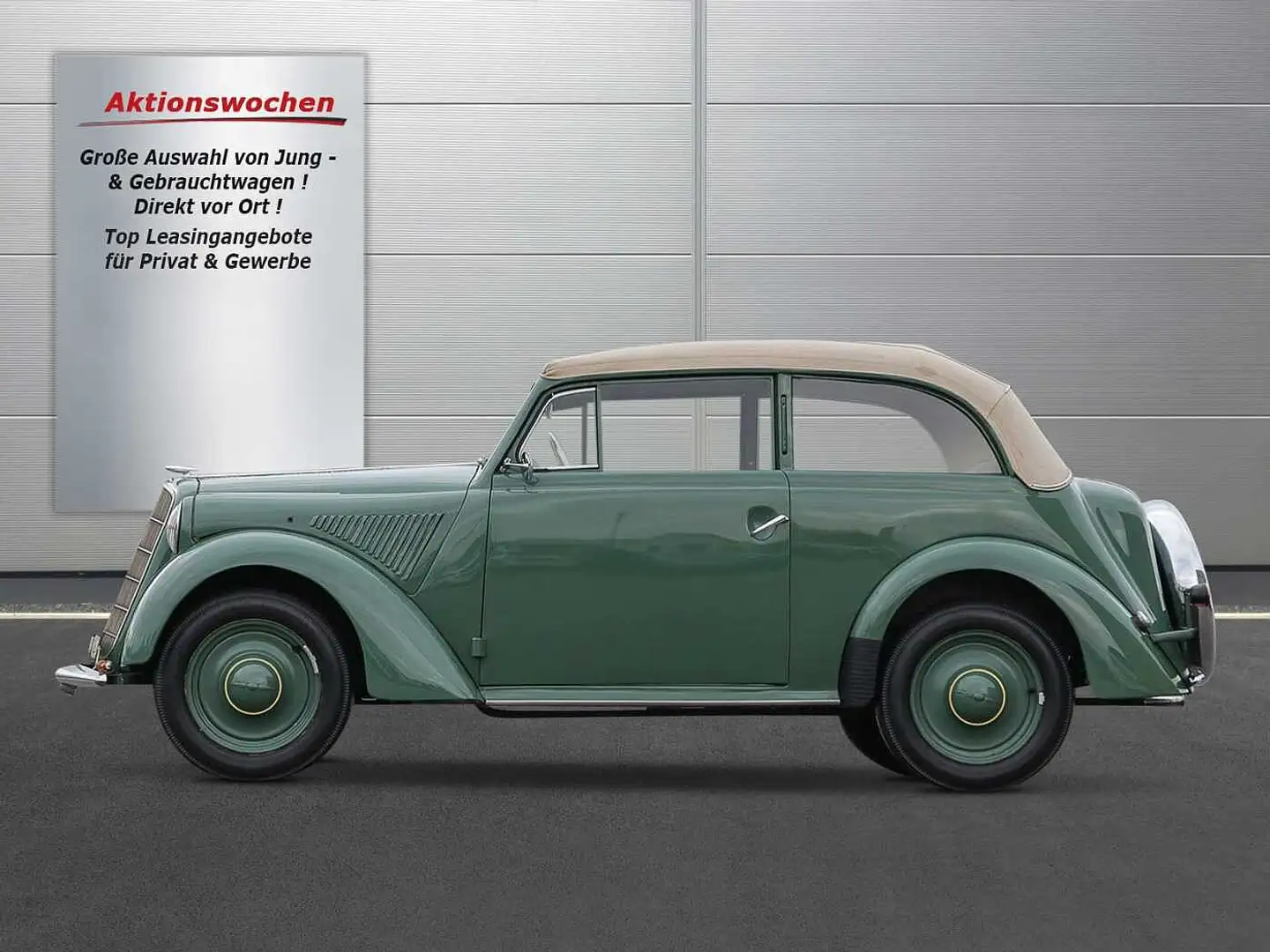 Opel Olympia Cabrio Zielony - 2