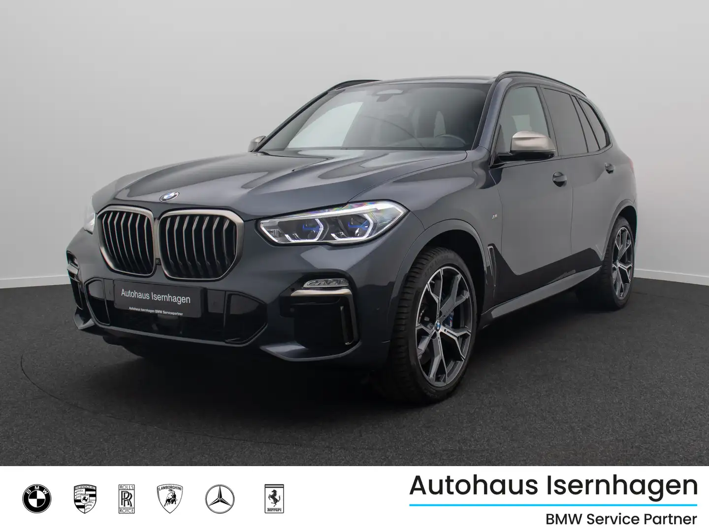 BMW X5 M Panorama H K 360°AHK KomfHUD DAB 21Zoll Grau - 1