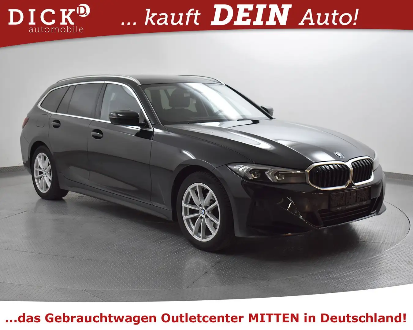 BMW 318 d T Aut FACELIFT+VIRTU+NAV PROF+KAM+LED+SHZ+M Schwarz - 1