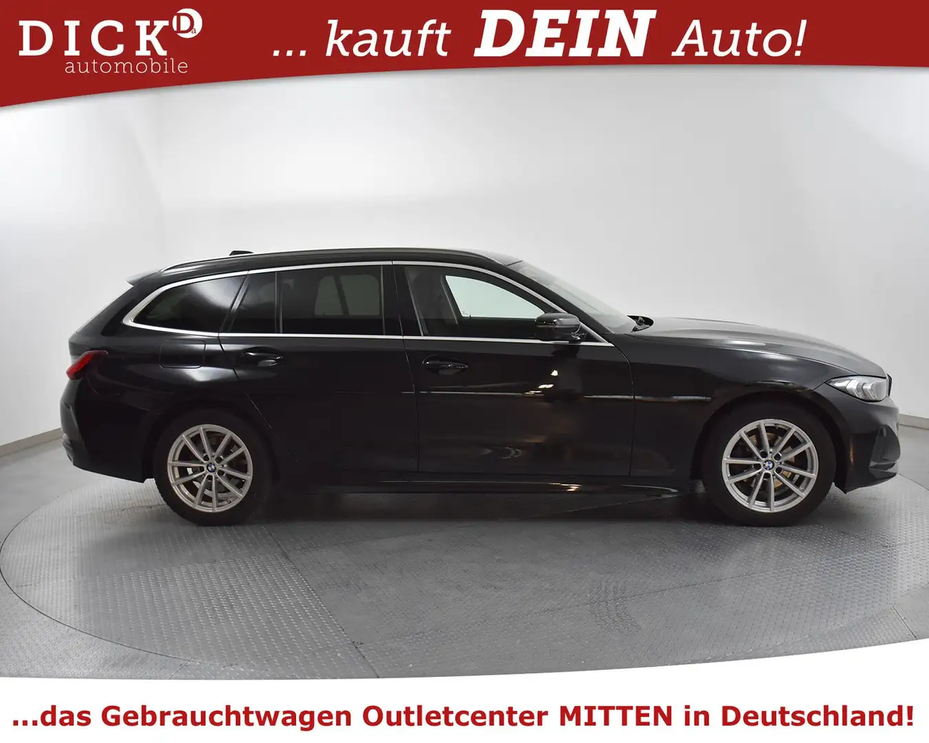 BMW 318 d T Aut FACELIFT+VIRTU+NAV PROF+KAM+LED+SHZ+M Schwarz - 2