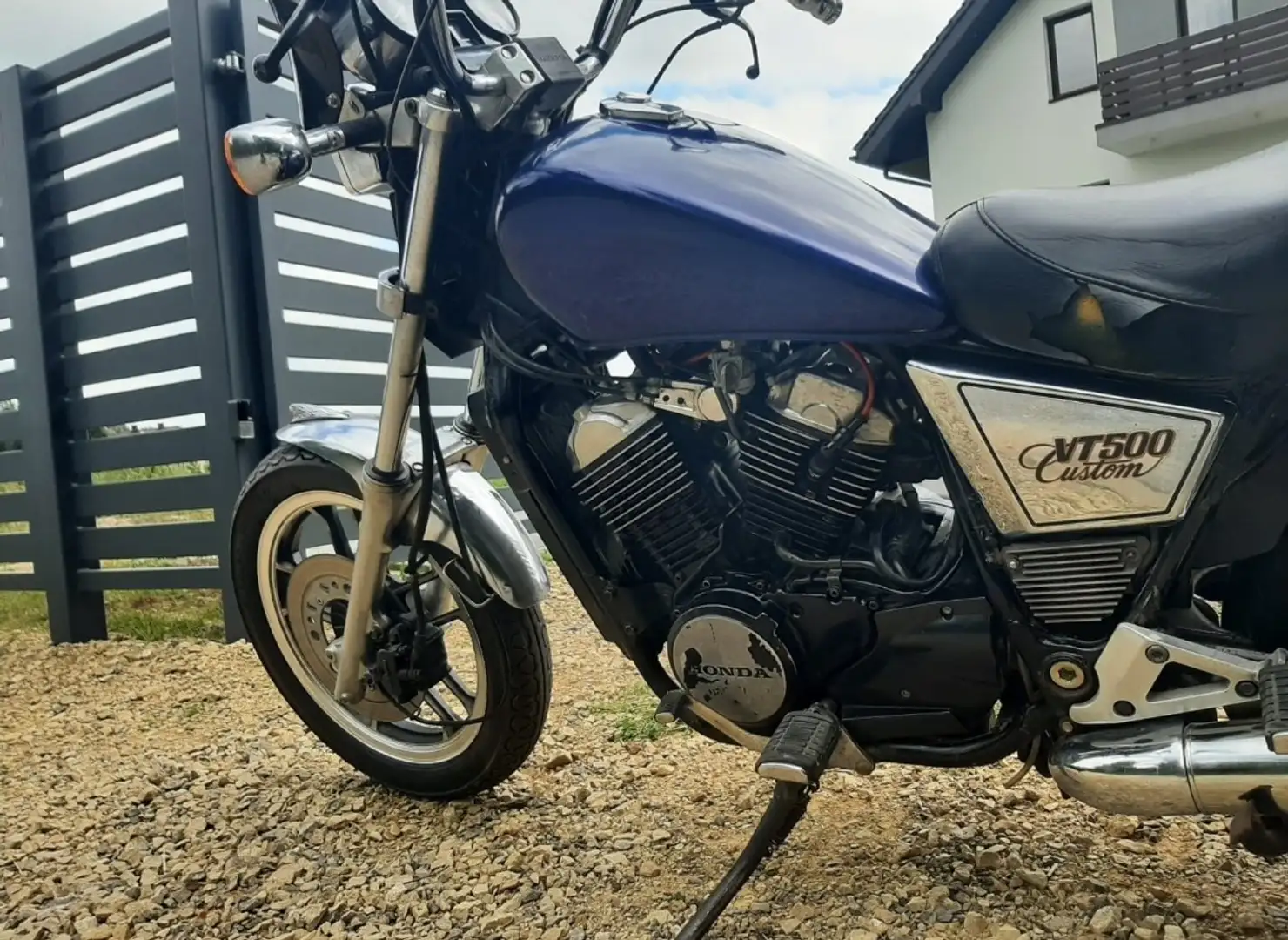 Honda VT 500 honda vt 500c shadow custom Albastru - 2