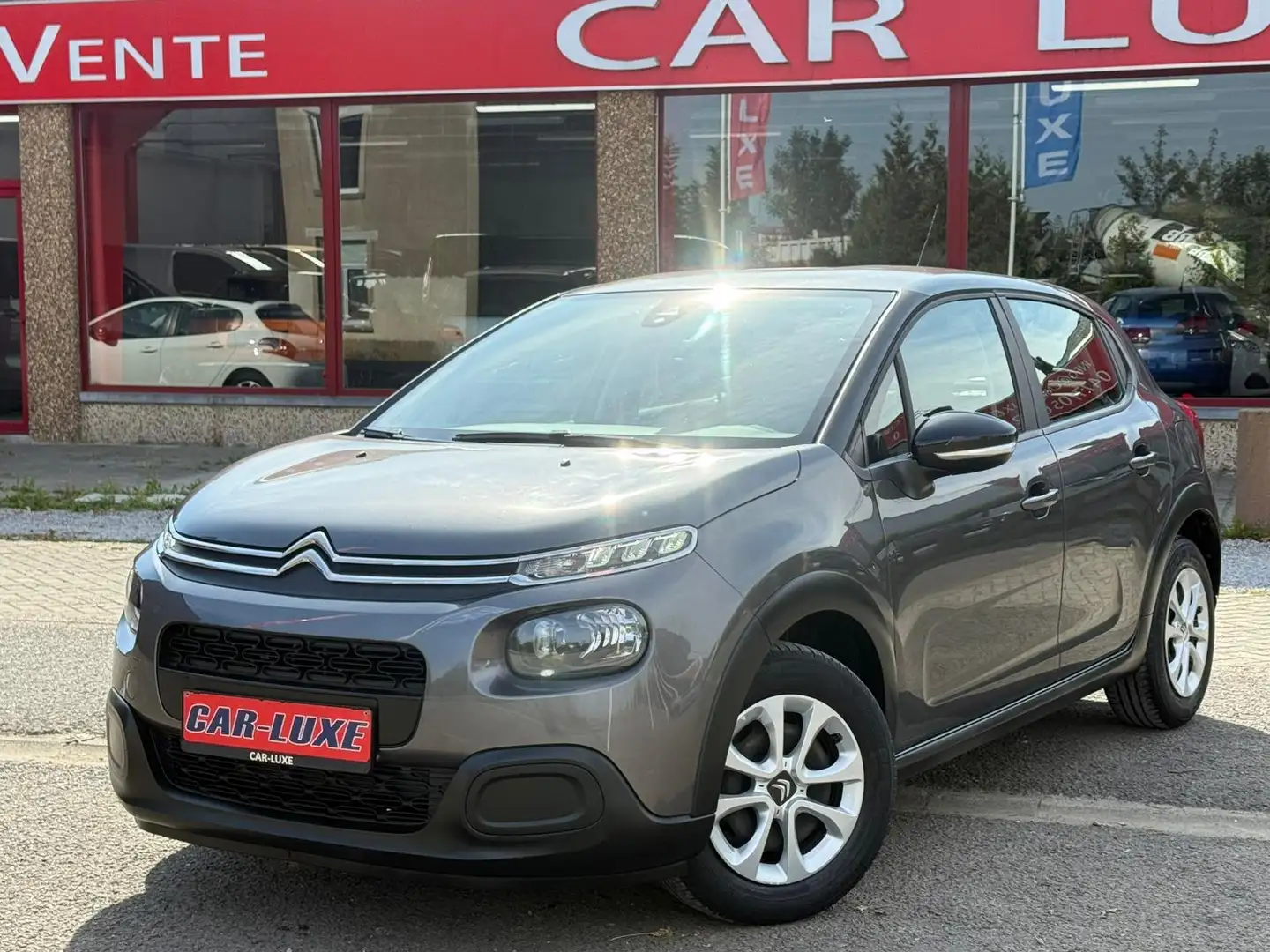 Citroen C3 1.2I  82CV FAIBLE KM CLIMATISATION CARPASS Gris - 1