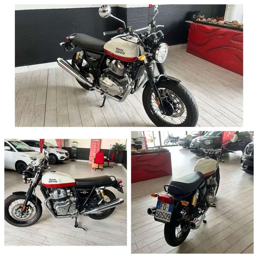 Royal Enfield Interceptor 650 "BAKER EXPRESS" GARANZIA UFFICIALE COME NUOVA! Blanco - 1