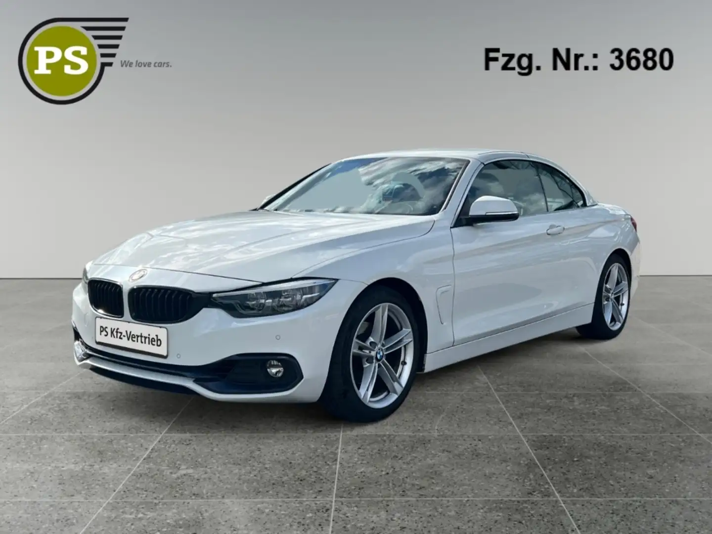 BMW 420 i Sport Line Cabrio Navi Leder Soundsystem LED E Weiß - 1