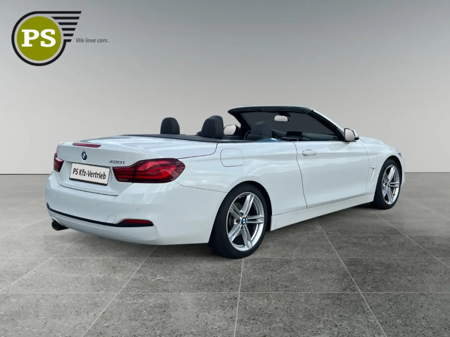 BMW 420 i Sport Line Cabrio Navi Leder Soundsystem LED E Weiß - 2