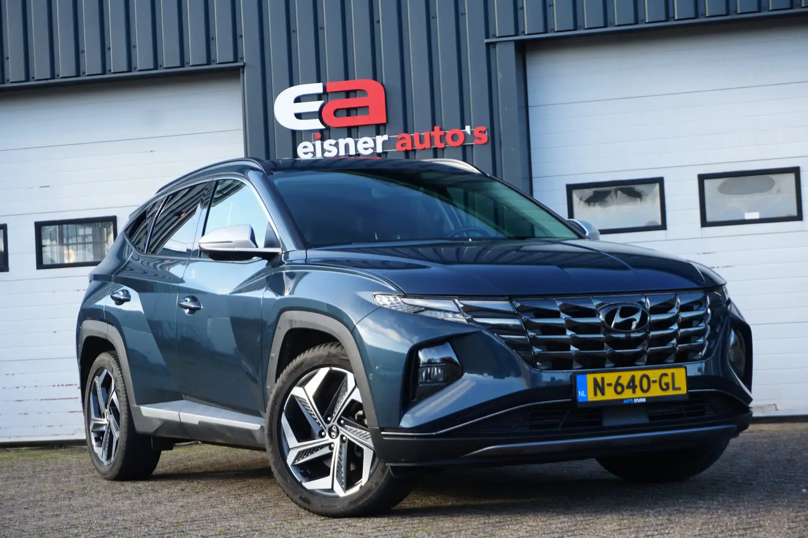 Hyundai TUCSON 1.6 T-GDI HEV Premium | LEDER | TREKHAAK | CAMERA Blauw - 2