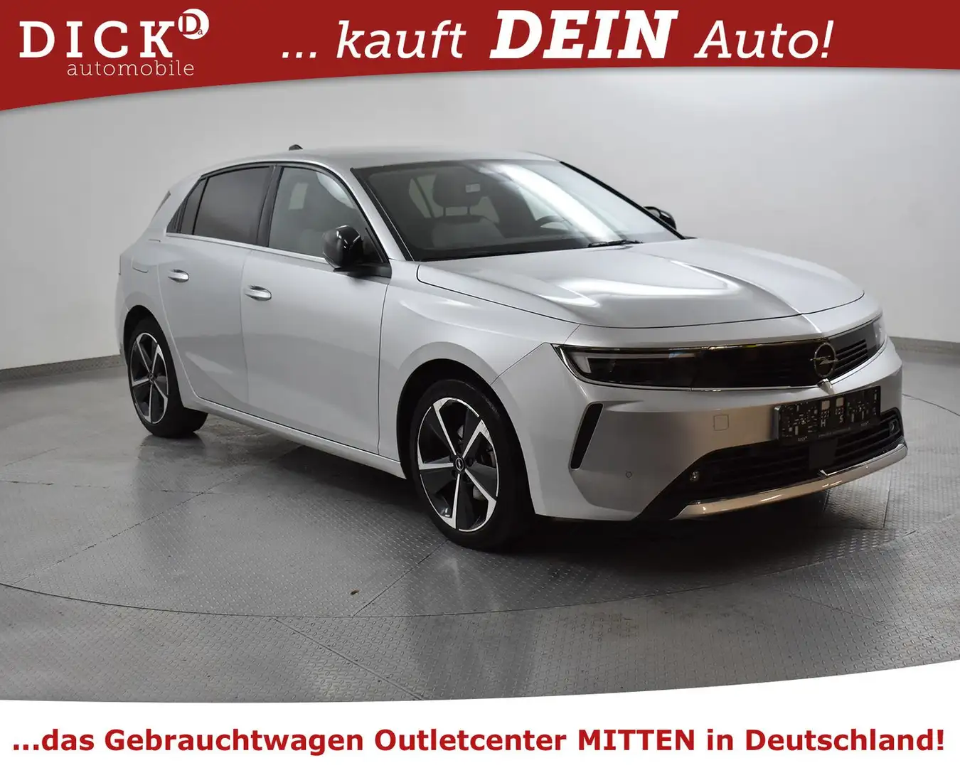 Opel Astra L 1.2 Aut Sport Elegan NAV+LED+KAM+ACC+SHZ Argent - 1