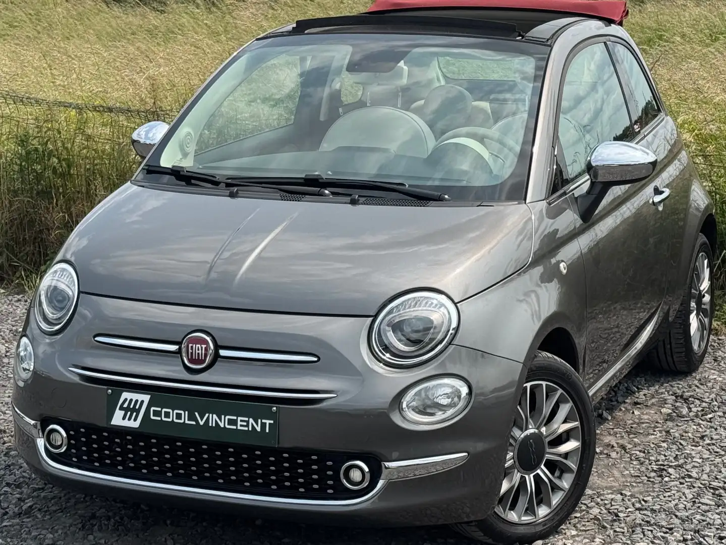 Fiat 500C 0.9 T TwinAir - Cabriolet - ETAT NEUF Gris - 1