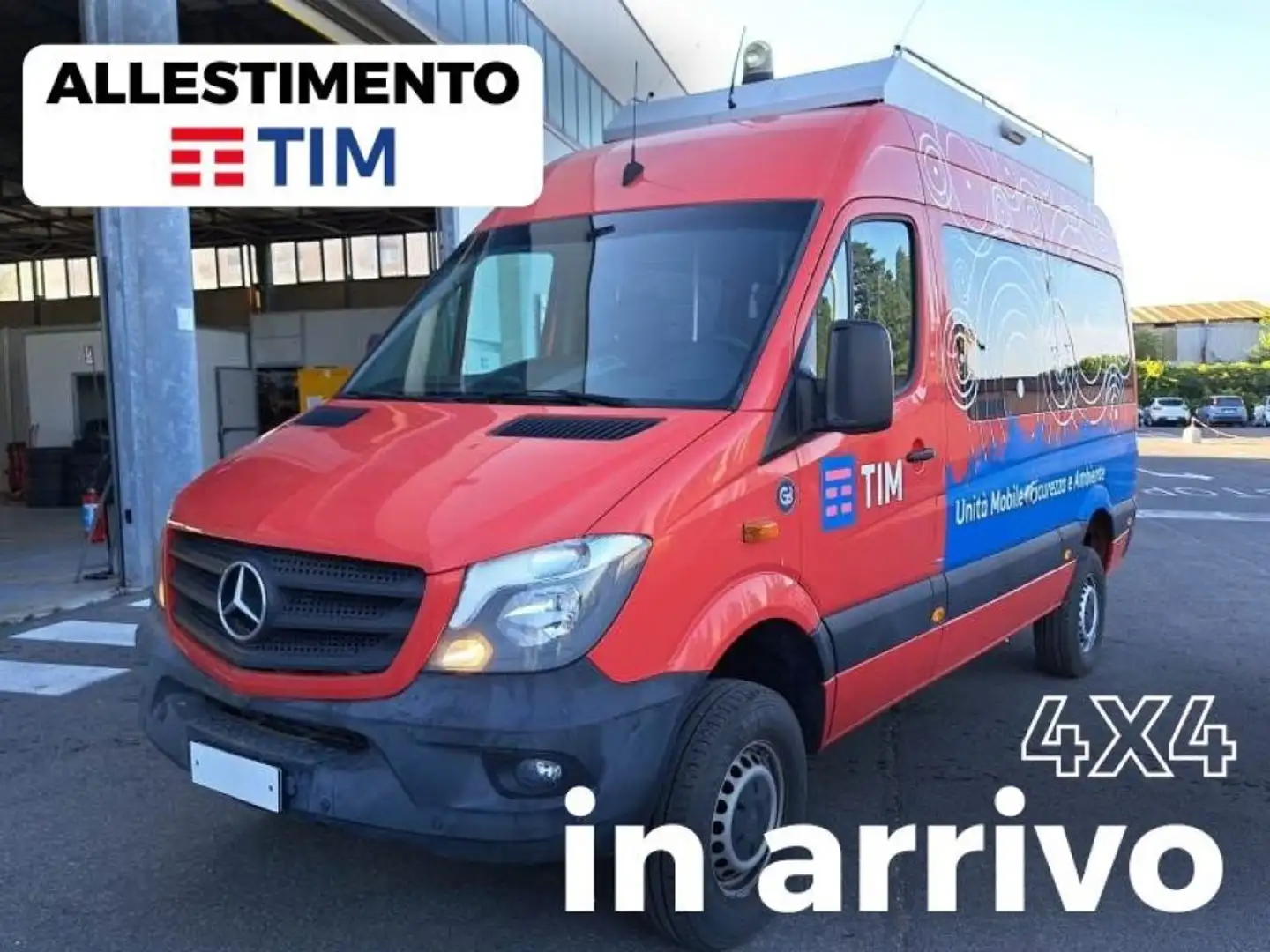 Mercedes-Benz Sprinter 4X4 37/35 TA-PM ALLESTITO TIM Rouge - 1