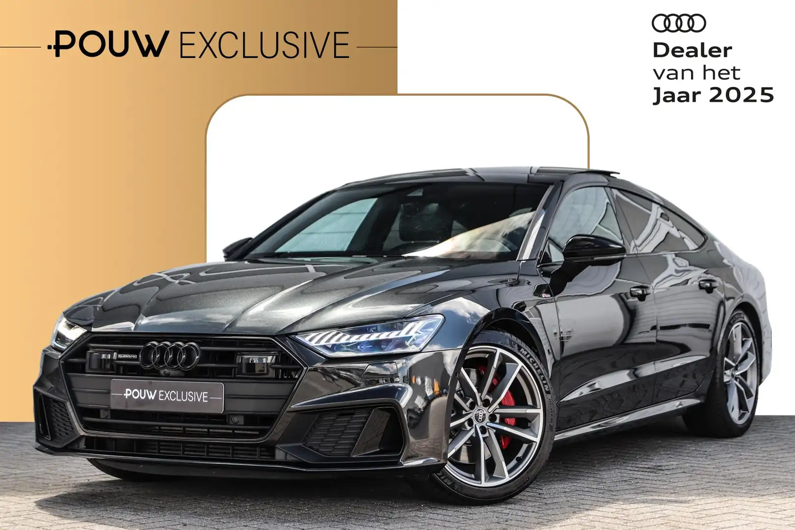 Audi A7 Sportback 55 TFSIe 367pk Quattro S-Line Competitio Grijs - 1