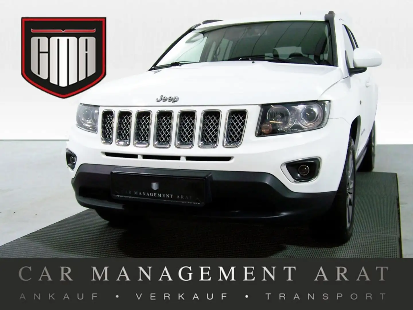 Jeep Compass 2.0 Limited 4x2 Autom KAM+NAV+TEMP+LEDER Weiß - 1