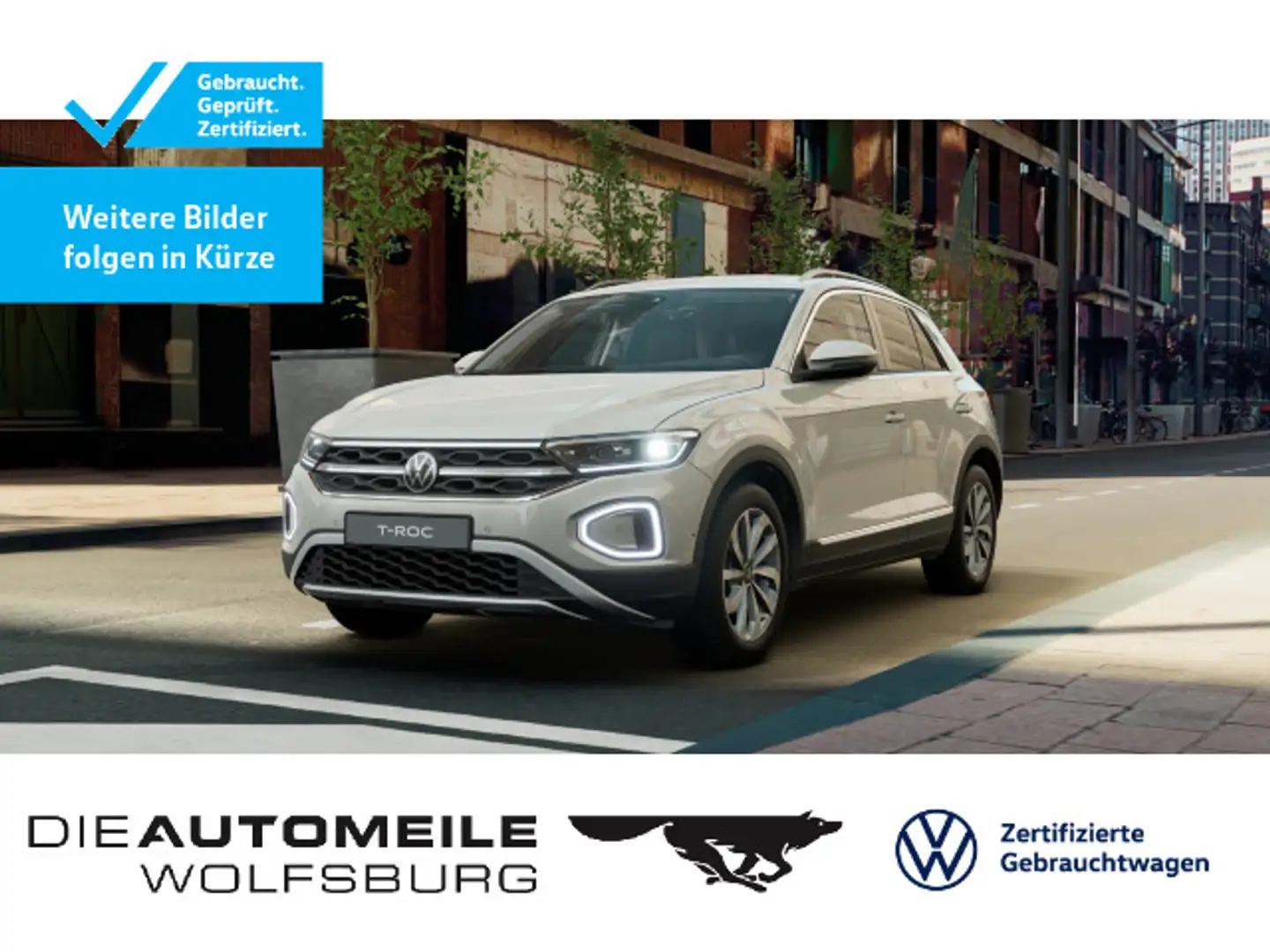 Volkswagen T-Roc 1.5 TSI Style Stand, LED-Plus, AHK Grau - 1