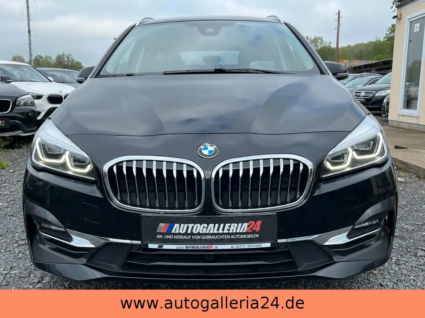 BMW 218 218d GT LUXURY LINE Aut. Navi Leder 1.HAND SPORT Schwarz - 2