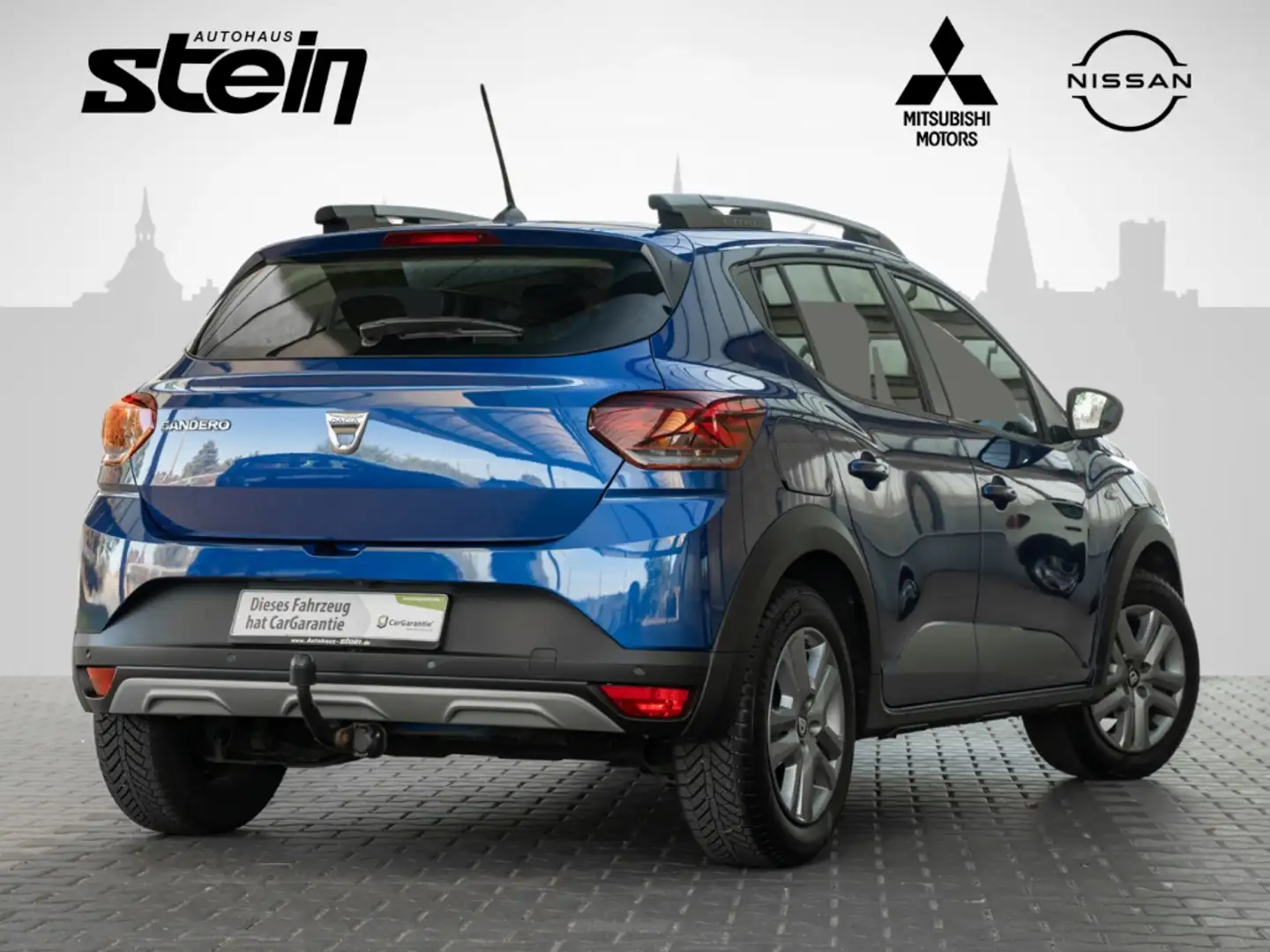 Dacia Sandero III Stepway TCe 100 ECO-G Comfort AHK Klima Apple Blau - 2