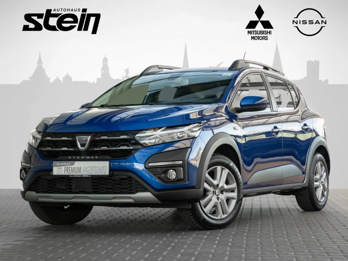 Dacia Sandero III Stepway TCe 100 ECO-G Comfort AHK Klima Apple Blau - 1