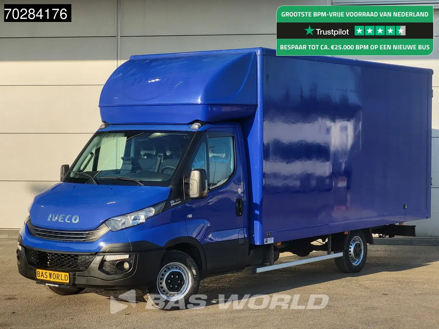 Iveco Daily 35S14 Automaat Bakwagen Achterdeuren 488cm lang! A Bleu - 1