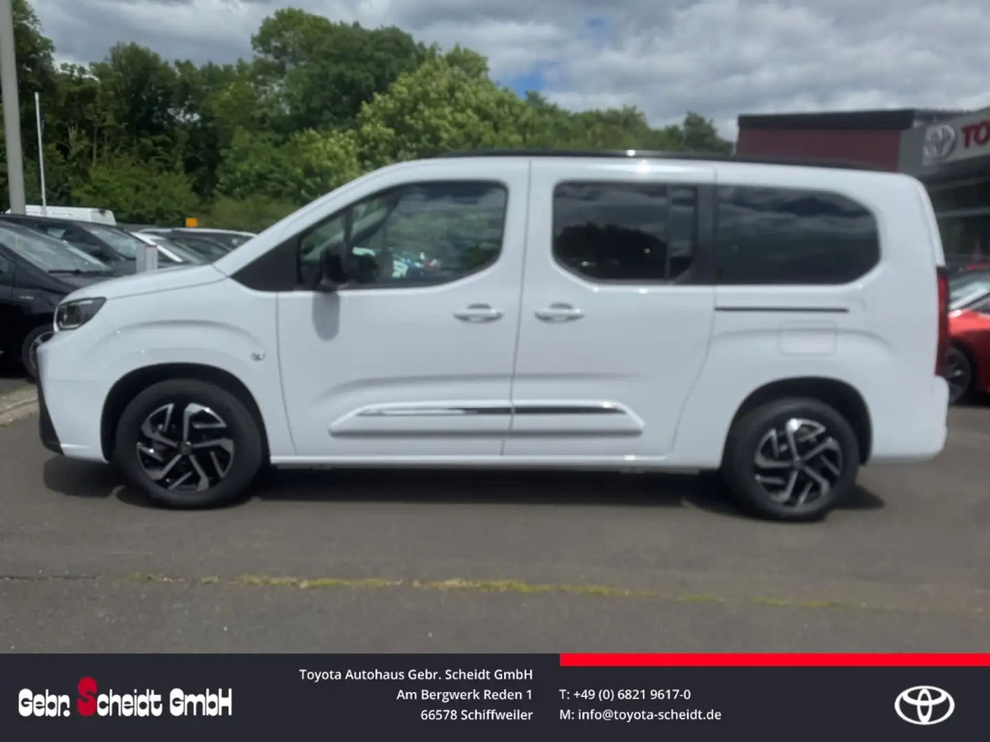 Toyota Proace City Verso L2 1.2 EU6d 7-Sitzer LED-Scheinwerfer Apple Bílá - 2