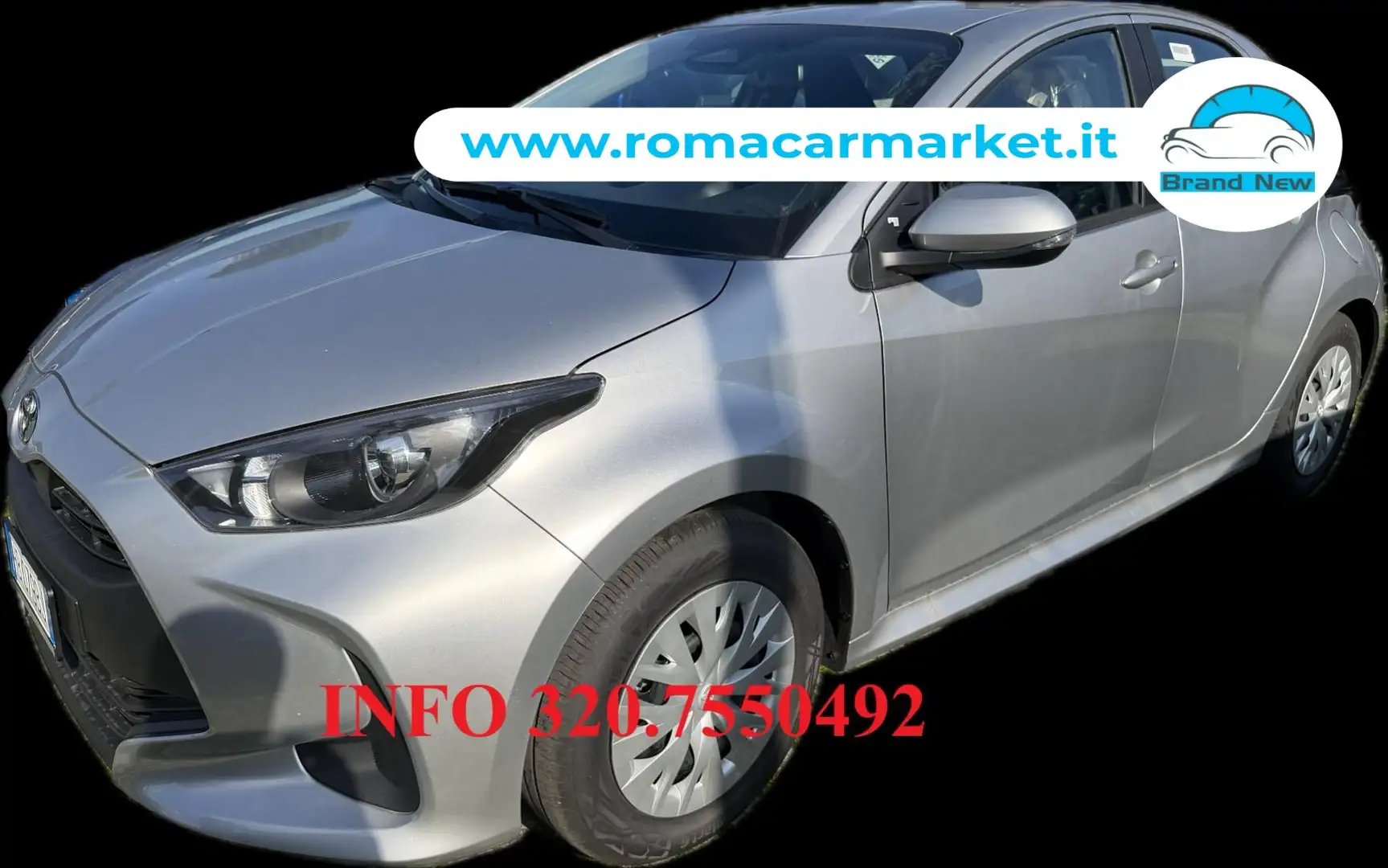 Toyota Yaris 1.5 HYBRID ACTIVE KM0 NO VINCOLI Grigio - 1