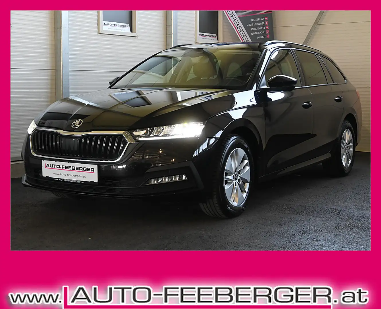 Skoda Octavia Combi 2,0 TDI Ambition DSG; ACC, Spurhalte, LED... Schwarz - 1