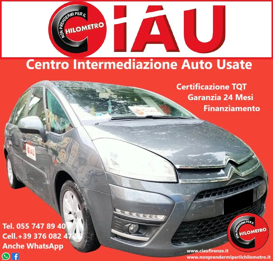 Citroen C4 Picasso 1.6 e-HDi 110 FAP CMP6 Exclusive Grigio - 1