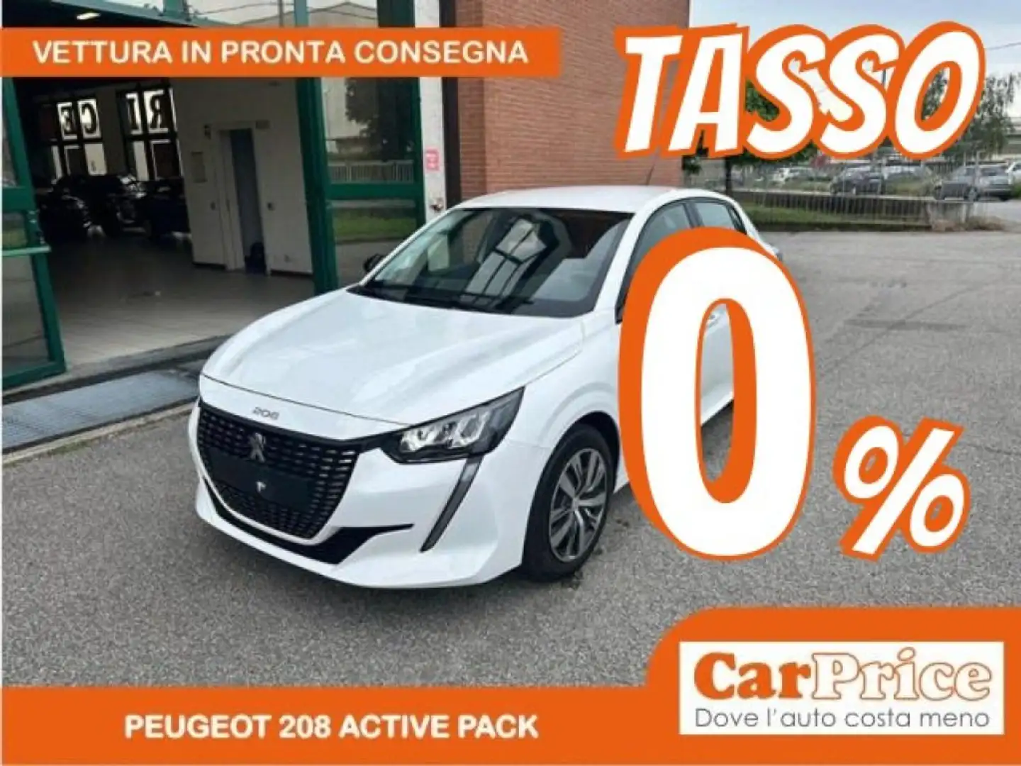 Peugeot 208 5 Porte 1.2 100CV Active Pack Bianco - 1