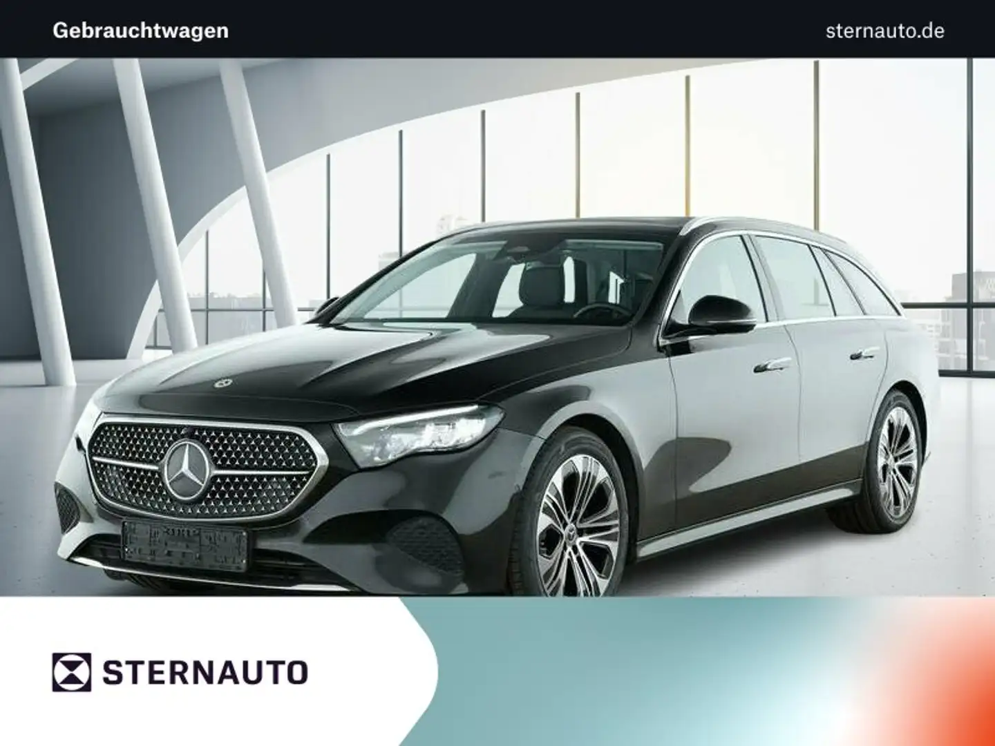 Mercedes-Benz E 200 E 200 T Avantgarde Pano Distro 19 Zoll Ambiente Rü Nero - 1