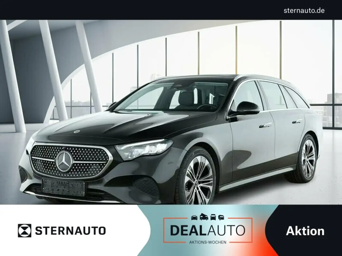 Mercedes-Benz E 200 E 200 T Avantgarde Pano Distro 19 Zoll Ambiente RüCam Noir - 1