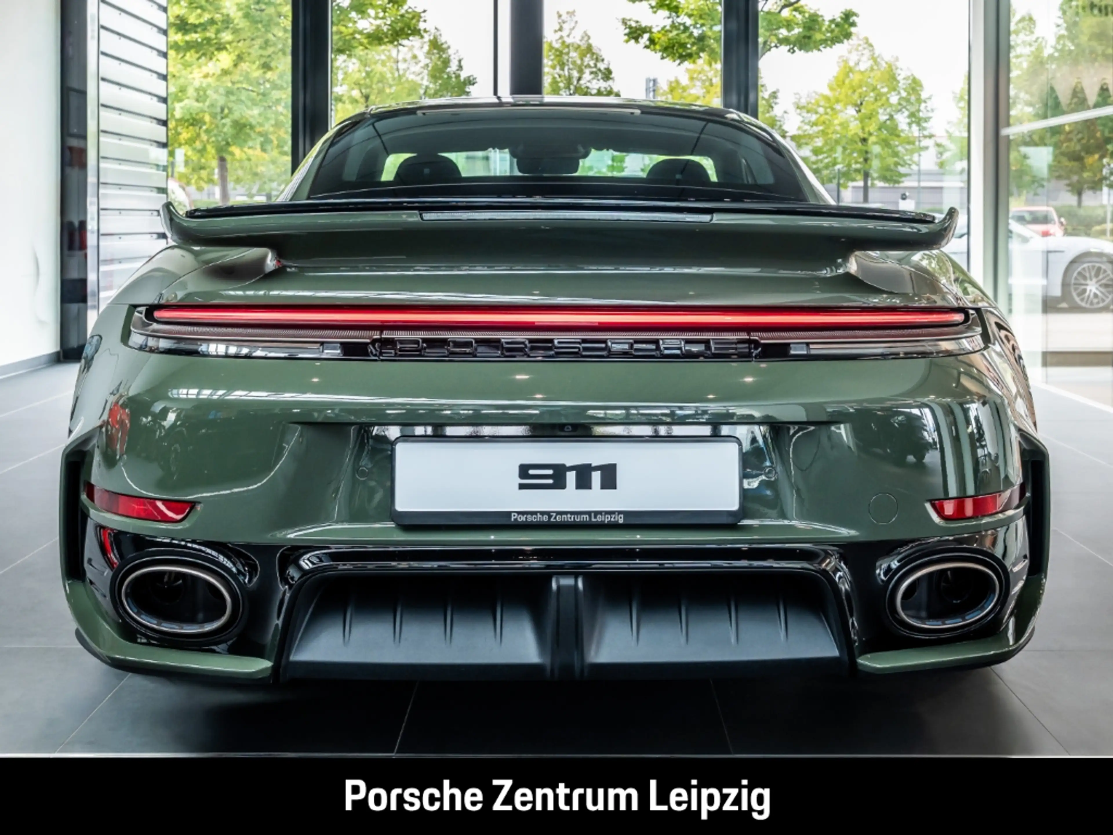 Porsche 992 911 Turbo S PTS schwarzolive! Burmester — photo 5