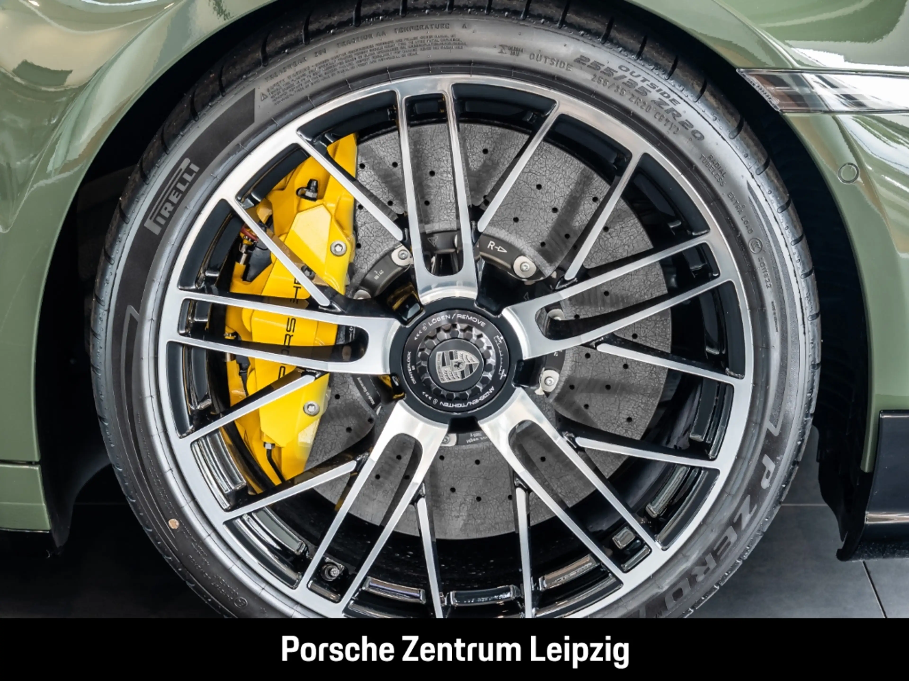 Porsche 992 911 Turbo S PTS schwarzolive! Burmester — photo 10