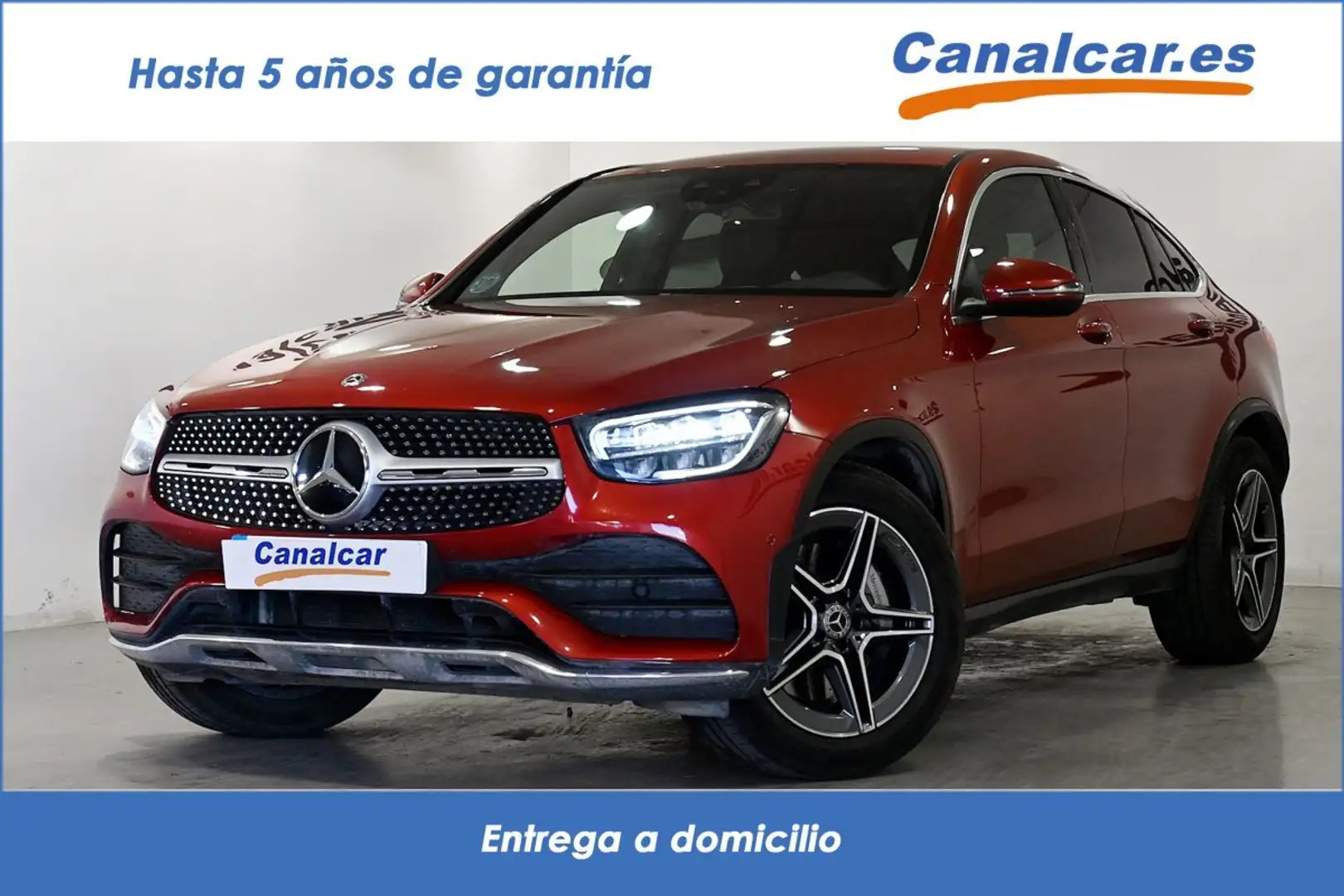 Mercedes-Benz GLC 300 Coupé 300d 4Matic 9G-Tronic Rood - 1