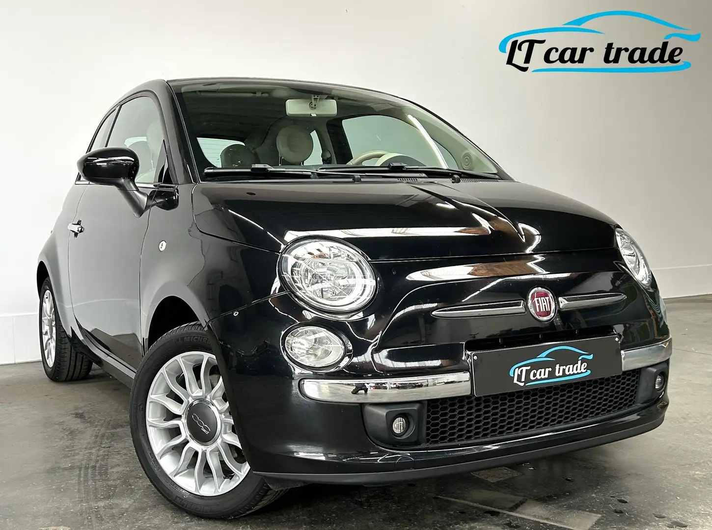 Fiat 500C 1.2i Lounge * Autom. airco * Bluetooth * PDC Noir - 1